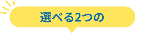 選べる2つの
