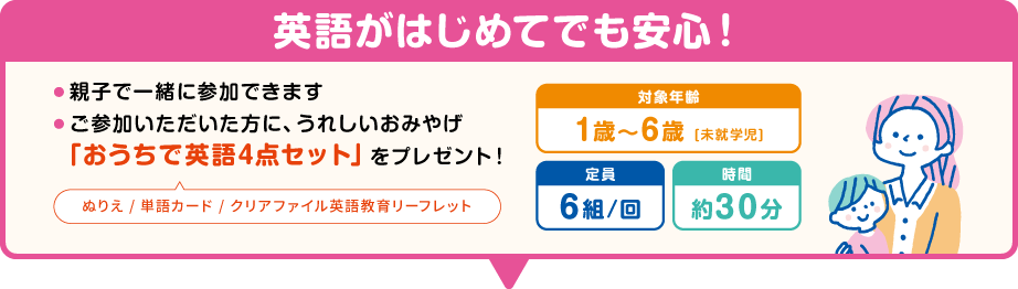 英語がはじめてでも安心！