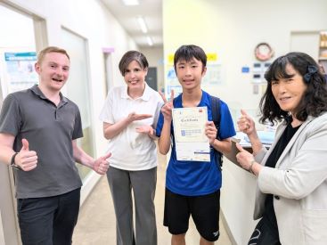 イーオンキッズ大府校は、資格試験に向けた準備がしっかりできます。