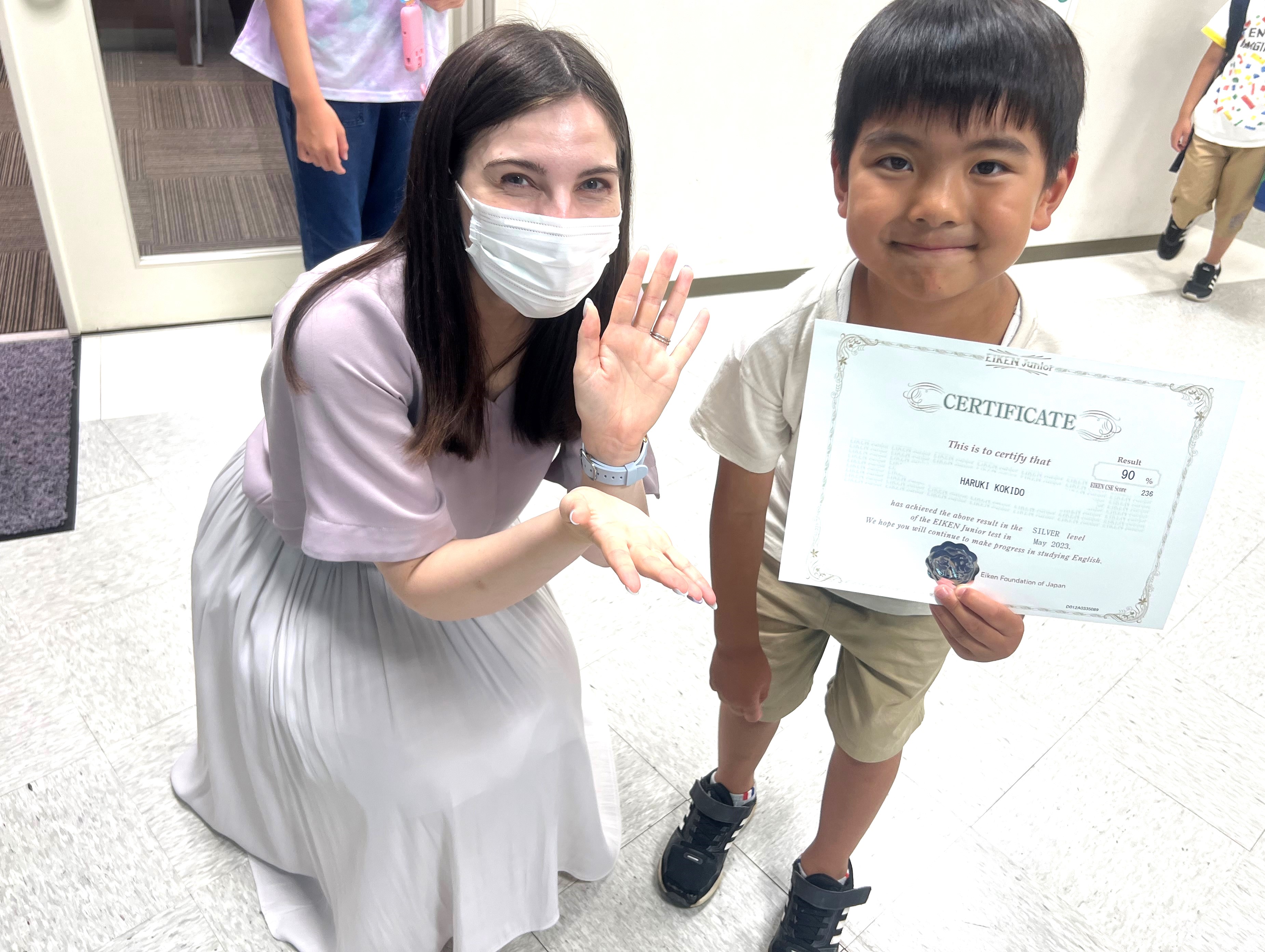 イーオンキッズ星ヶ丘校は、資格取得に向けた対策も万全です。