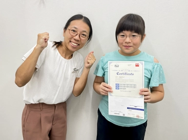 イーオンキッズ中村公園校は、資格対策をしっかりサポートします。