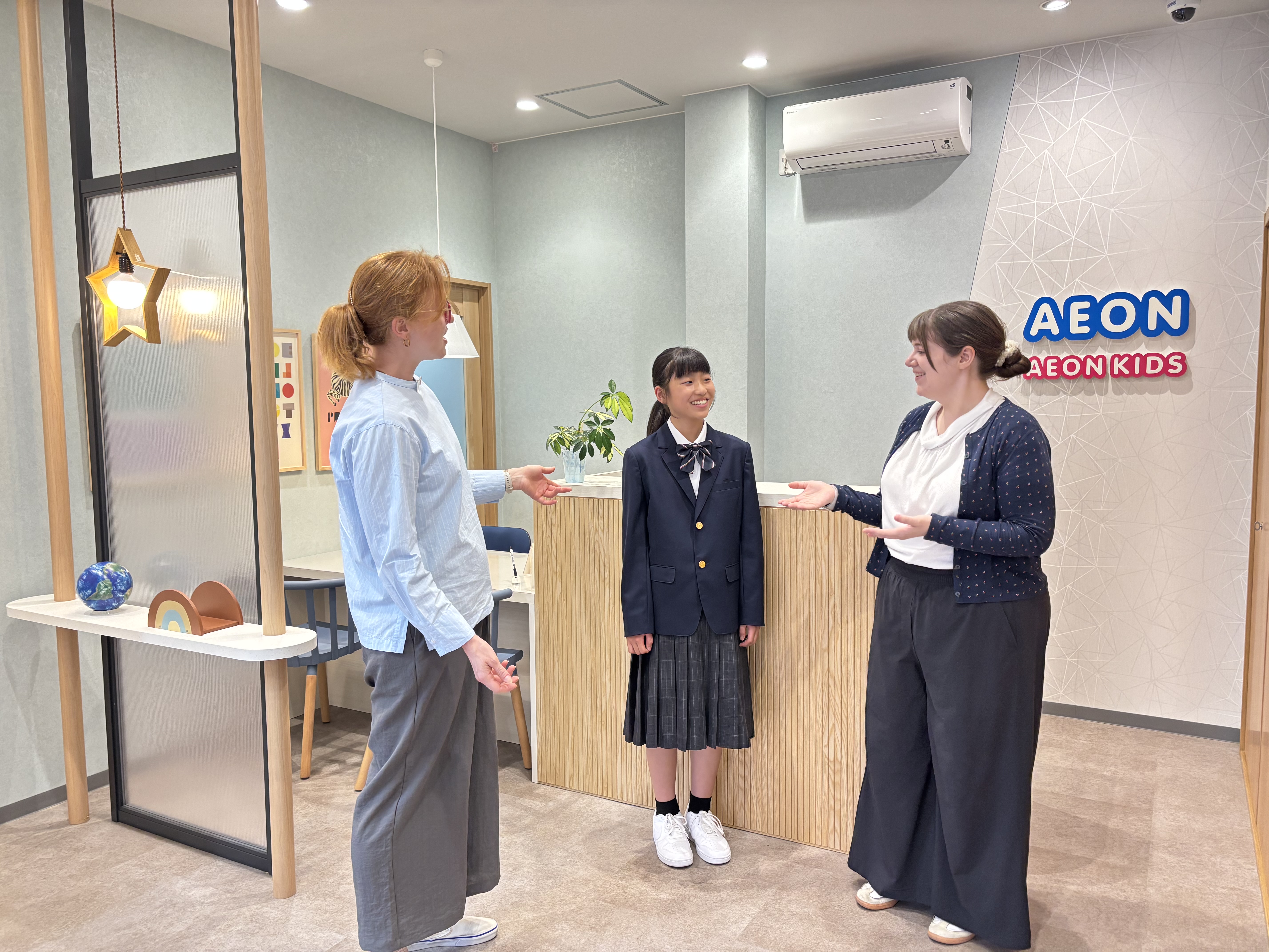 イーオンキッズ刈谷校は、綺麗で明るい校舎です。