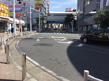 船橋校の道順写真2