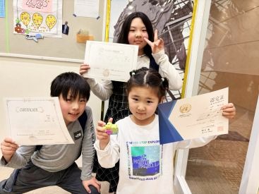 イーオンキッズアクアウォーク大垣校では、ご紹介でお友達やご家族と一緒にご通学もできます。