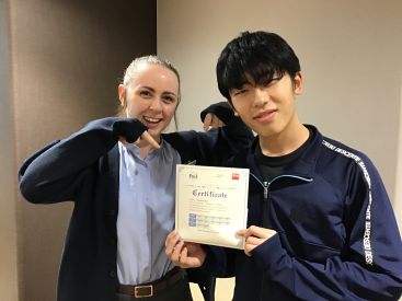 イーオンキッズフィール旭川校なら、資格取得をしっかりバックアップします。