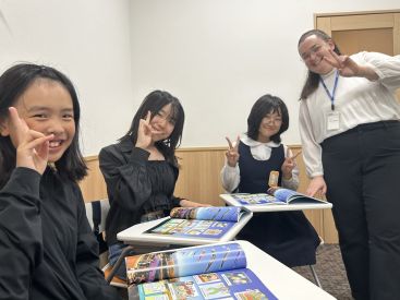 イーオンキッズ札幌駅北口校の講師が、丁寧にサポートいたします。