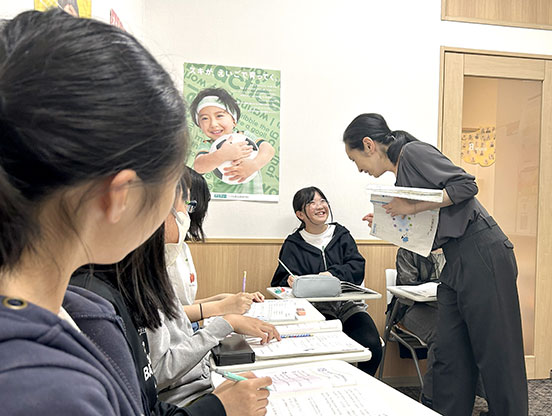 イーオンキッズ札幌駅北口校では、生徒様を丁寧にサポートいたします。