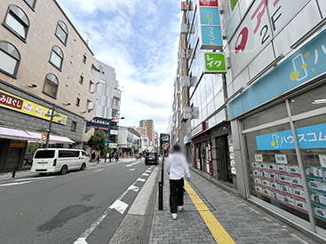溝の口校の道順写真2
