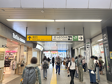 橋本校の道順写真1