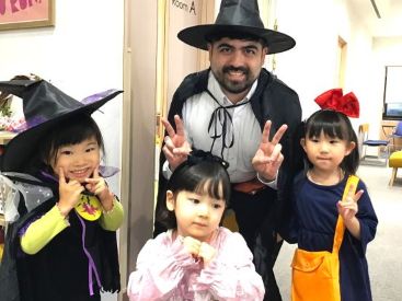 イーオンキッズ京都駅前校は、少人数です。小さなお子様でも安心してレッスンを受けていただけます。
