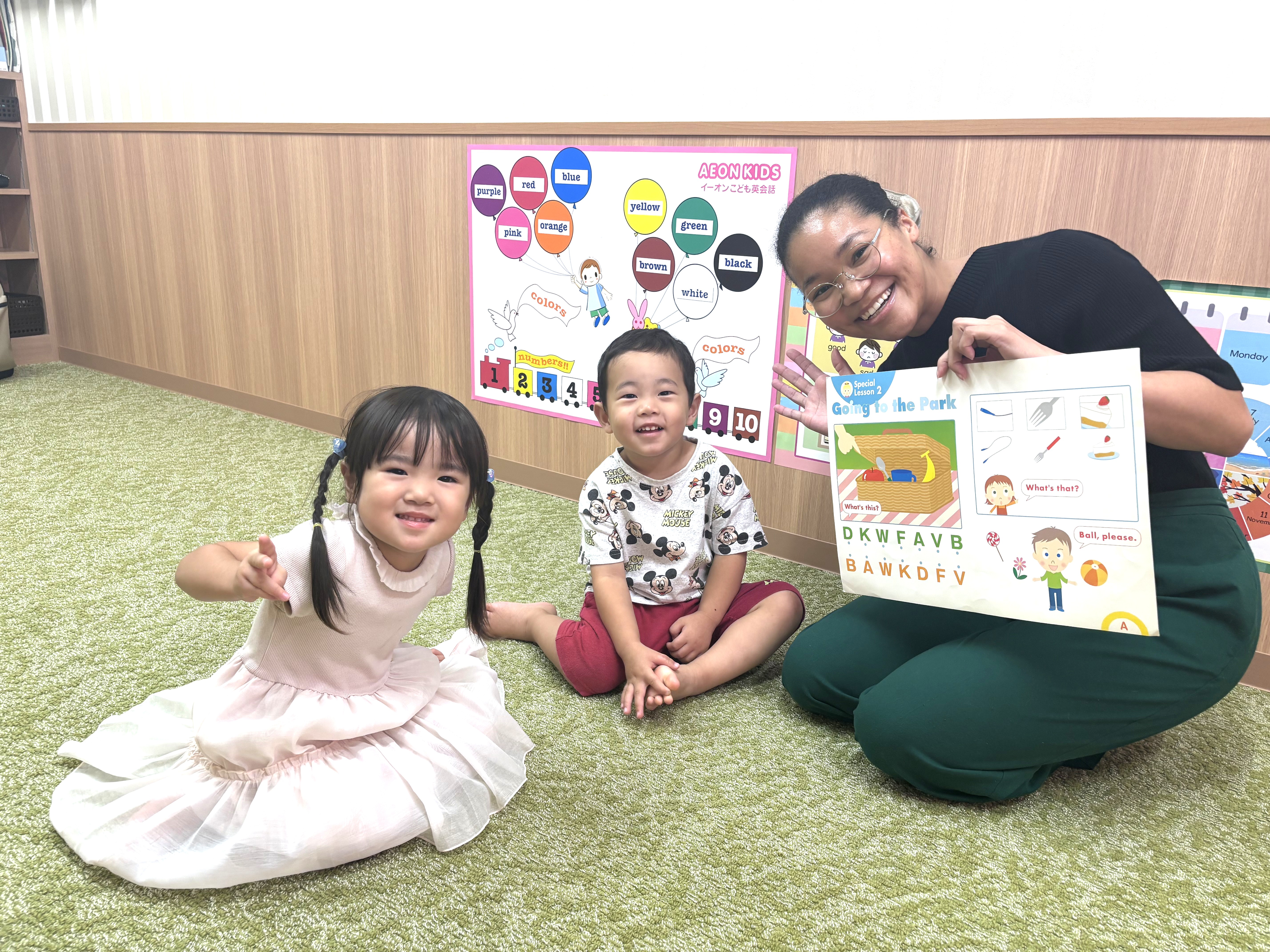 イーオンキッズ桑名校には、お子様が楽しく通える雰囲気作りを得意とする講師がそろっています。