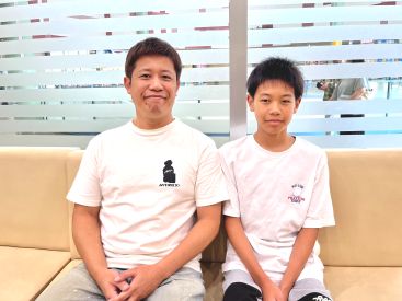 イーオンキッズ鈴鹿校では親子や家族で通学の方もいらっしゃいます