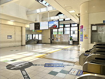津駅前校の道順写真1