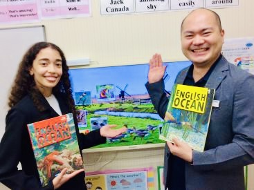 イーオンキッズ茨木校の講師陣が、お子様の英会話習得をサポートします。