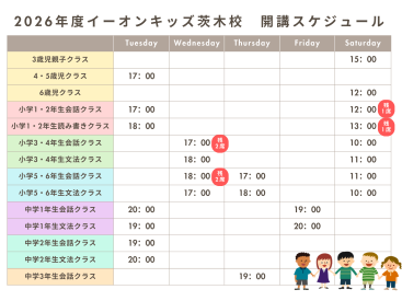 2026年度キッズスケ