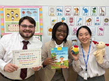 イーオンキッズアトレ川越校の講師陣が、お子様の英会話力向上をお手伝いします。