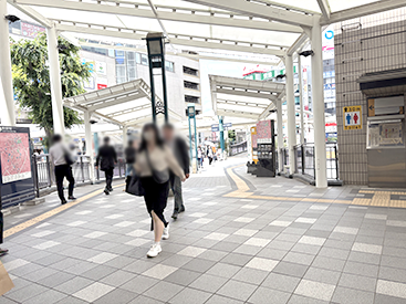 アトレ川越校の道順写真2
