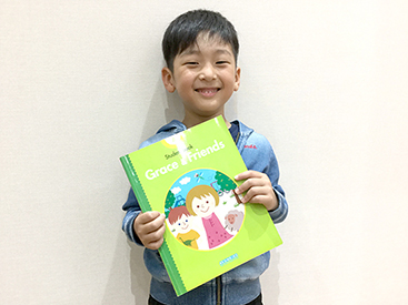 イーオンキッズエルミこうのす校はご家族やお友達と一緒の通学が多いです。