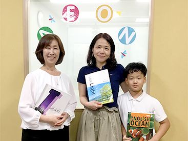 イーオンキッズ松江校はご家族やお友達と一緒に通学される方が多いです。