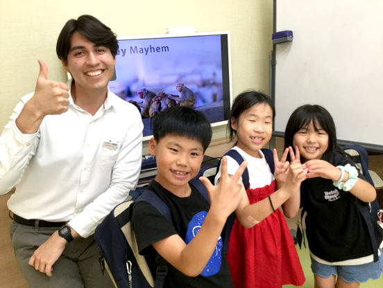 イーオンキッズ出雲校小学生クラスの生徒様。
