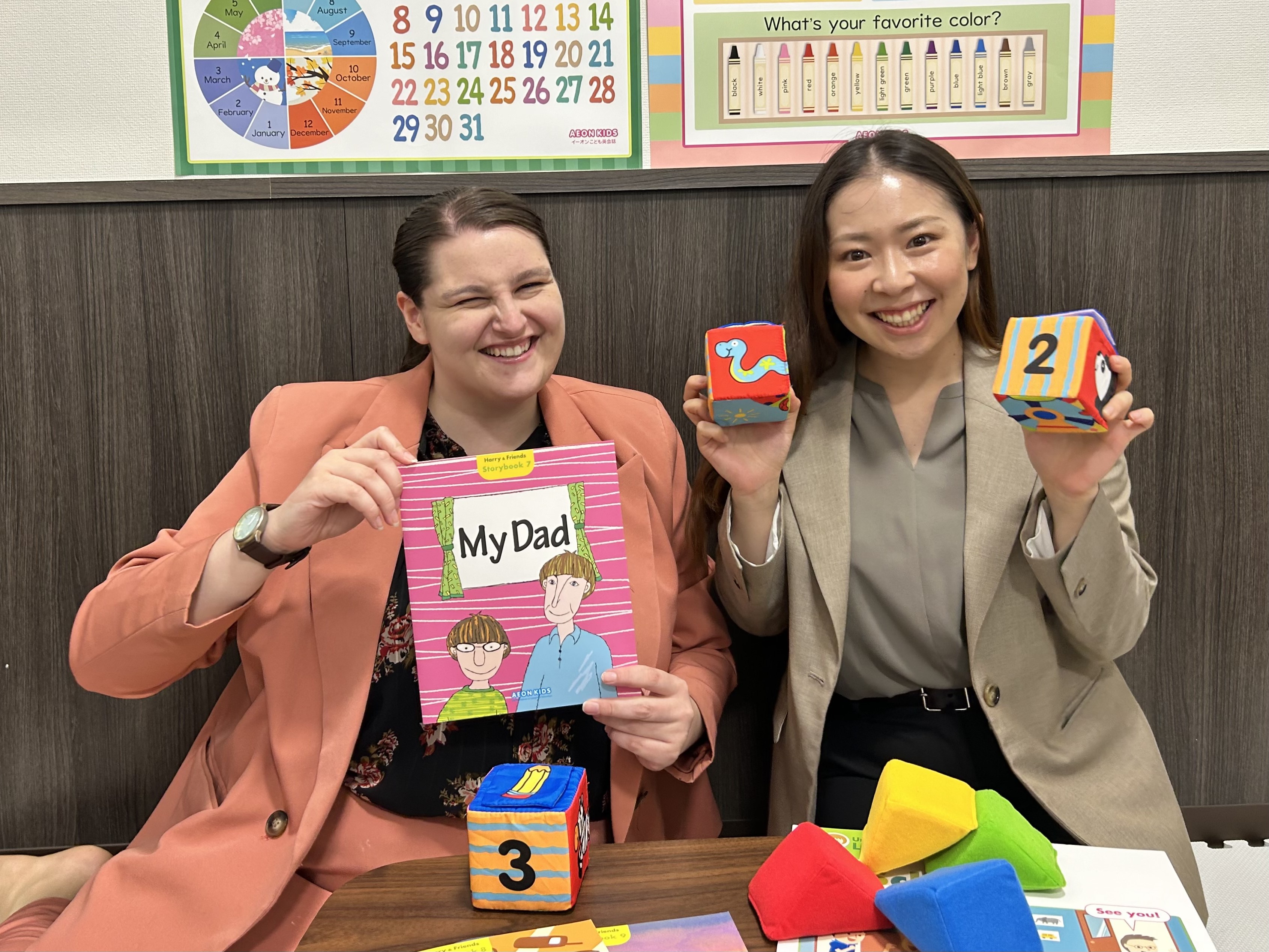 イーオンキッズ浜松校は、講師が英会話の上達をしっかりサポートします。