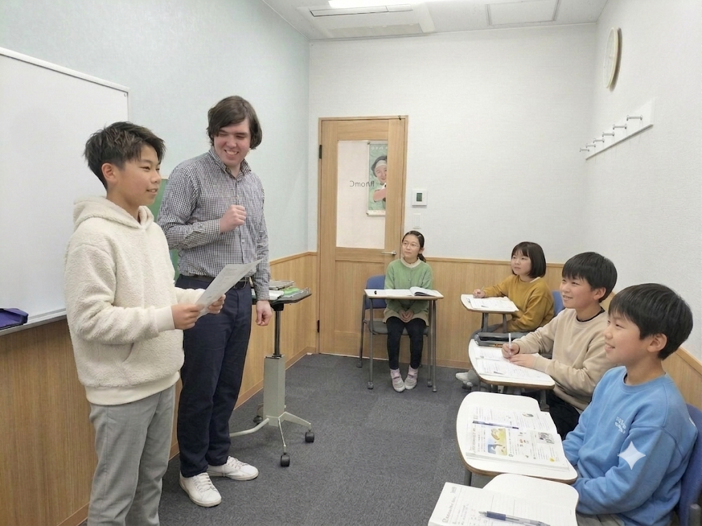 小学生クラスのレッスン風景