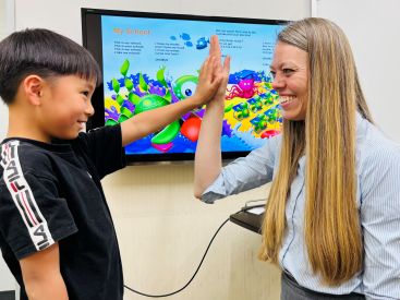 イーオンキッズ高田馬場校は、お子様にも大変人気です。