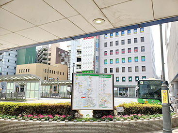 西葛西校の道順写真2