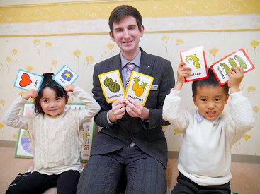 イーオンキッズ宇部校はご家族やお友達と通う方が多いです。