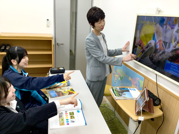 イーオンキッズ山口校には受験や資格試験のために受講している中学生が多いです。