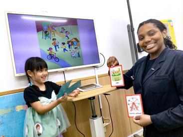 イーオンキッズ山口校は幼児さんから英語を始める方が多いです。
