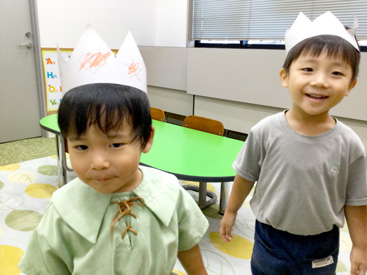 イーオンキッズ山口校は幼児さんから英語を始める方が多いです。
