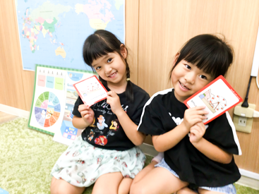 幼児クラスは楽しいアクティビティがたくさんあります。