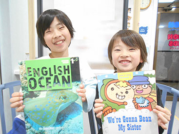 イーオンキッズ甲府オリオン通り校は兄弟で通学しているキッズが多い学校です。