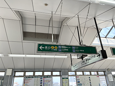 岡崎南校の道順写真1