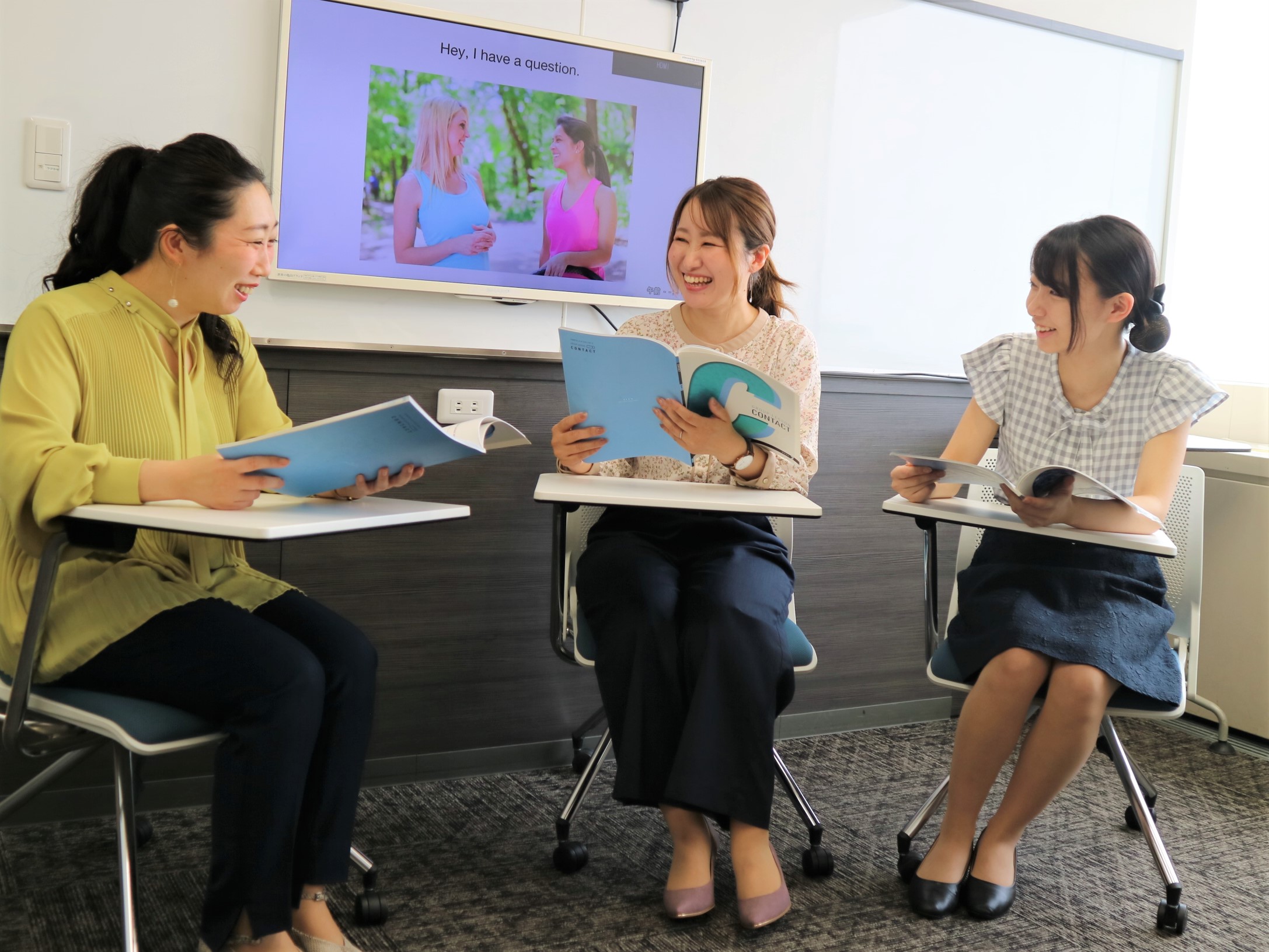 イーオン千葉校のレッスンの様子。