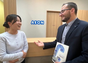 イーオンいわきラトブ校なら、レッスン以外での空間でも英会話体験が出来ます。