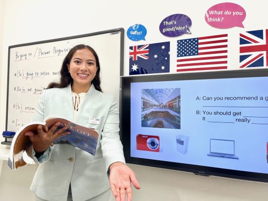 各務原校なら、未来の夢を叶えるための英語力をしっかり習得できます。