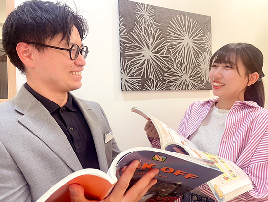 イーオン札幌本校のスタッフは、生徒様の学習を力強くサポートします。