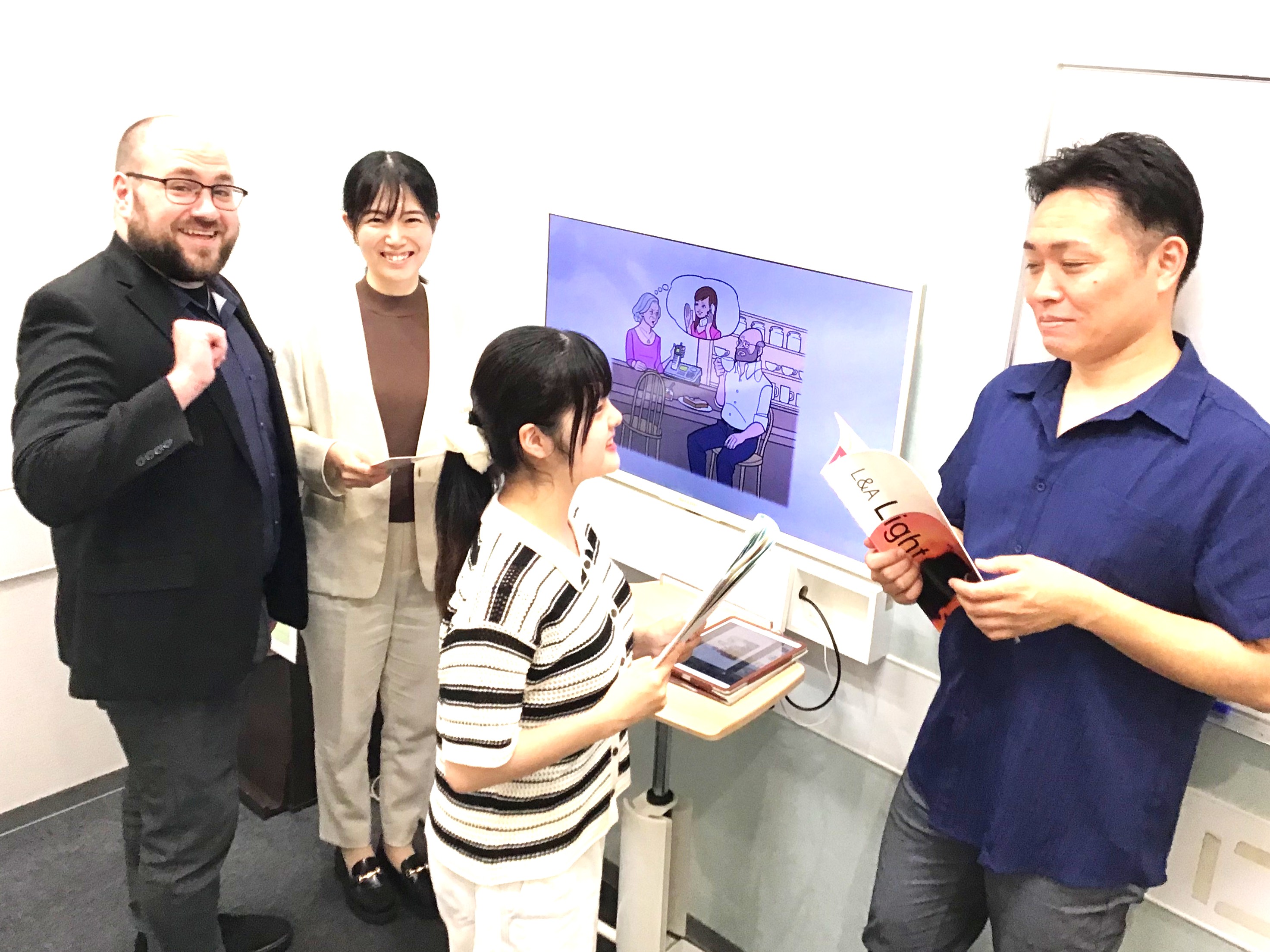 イーオン姫路ターミナルスクエア校では、生徒様のレベルや目的に応じた教材で学習を支援します。