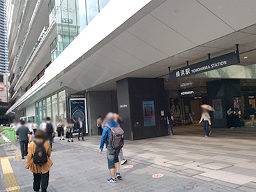 横浜本校の道順写真1