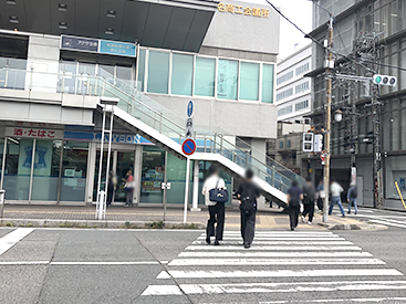 桑名校の道順写真2