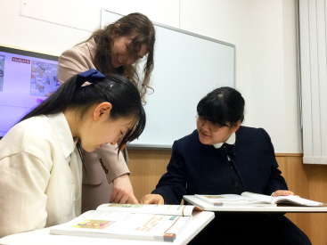 イーオン仙台泉中央校のスタッフが、生徒様をしっかりバックアップします。