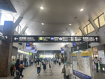 岡山駅前校の道順写真1