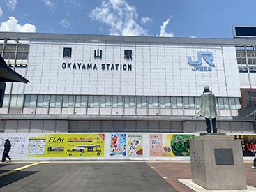 岡山駅前校の道順写真2