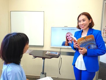 イーオン豊洲シエルタワー校は、海外の雰囲気を感じるレッスン。