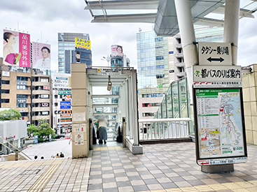 品川駅前校道順写真1