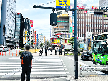 高田馬場校の道順写真2