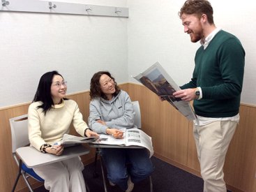 イーオン豊洲シエルタワー校は、海外の雰囲気を感じるレッスン。