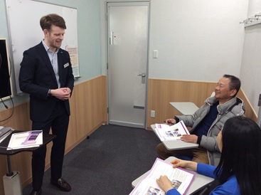 イーオン豊洲シエルタワー校は、海外の雰囲気を感じるレッスン。